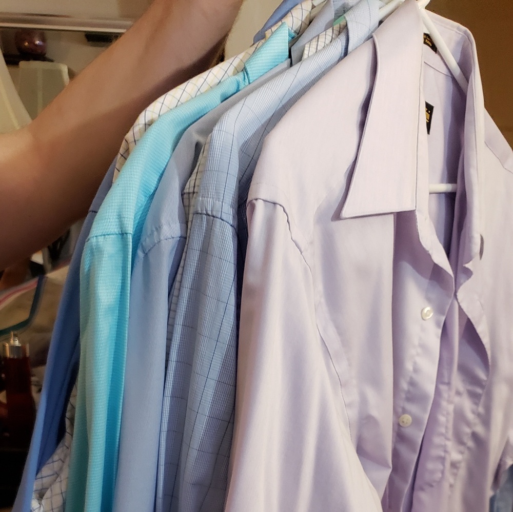 Mens Longsleeve Dress Shirt Buisness Bundle